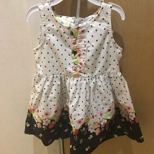 2 piece polka dot dress.